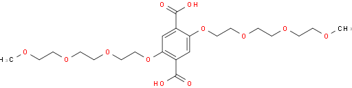 2,5-bis(2-(2-(2-methoxyethoxy)ethoxy)ethoxy)terephthalic acid