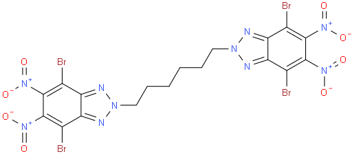 1,6-bis(4,7-dibromo-5,6-dinitro-2H-benzo[d][1,2,3]triazol-2-yl)hexane