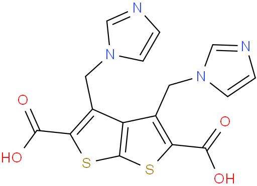 3,4-bis((1H-imidazol-1-yl)methyl)thieno[2,3-b]thiophene-2,5-dicarboxylic acid