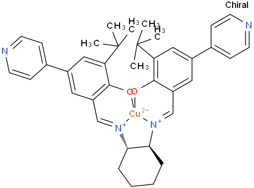 copper-6,6'-((((1S,2S)-cyclohexane-1,2-diyl)bis(azaneylylidene))bis(methaneylylidene))bis(2-(tert-butyl)-4-(pyridin-4-yl)phenol)