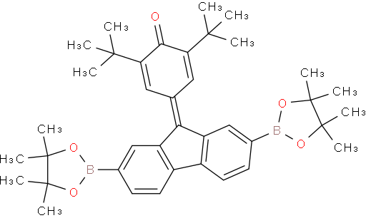 4-(2,7-bis(4,4,5,5-tetramethyl-1,3,2-dioxaborolan-2-yl)-9H-fluoren-9-ylidene)-2,6-di-tert-butylcyclohexa-2,5-dien-1-one