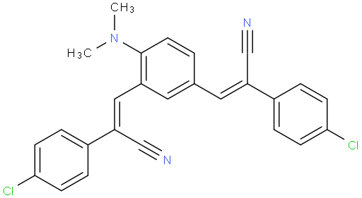 3,3'-(4-(dimethylamino)-1,3-phenylene)bis(2-(4-chlorophenyl)acrylonitrile)