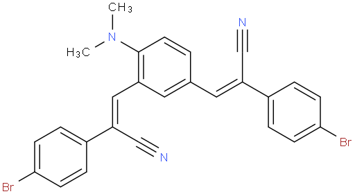 3,3'-(4-(dimethylamino)-1,3-phenylene)bis(2-(4-bromophenyl)acrylonitrile)