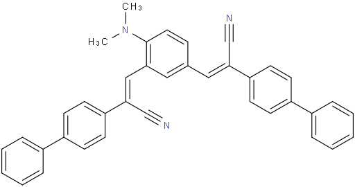 3,3'-(4-(dimethylamino)-1,3-phenylene)bis(2-([1,1'-biphenyl]-4-yl)acrylonitrile)