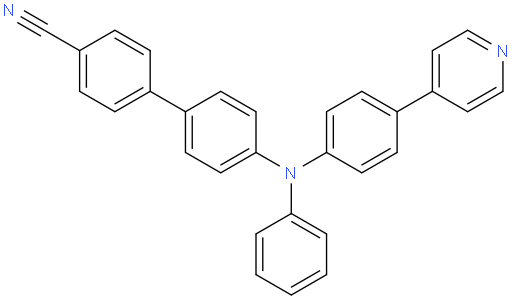 4'-(phenyl(4-(pyridin-4-yl)phenyl)amino)-[1,1'-biphenyl]-4-carbonitrile