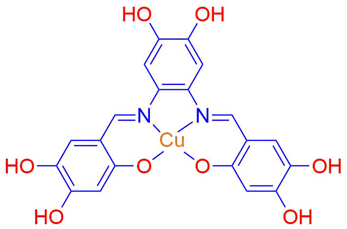 Copper,[[2,2'-[[4,5-bis(hydroxyl)-1,2-phenylene]bis[(nitrilo-κN)methylidyne]]bis[4,5-bis(hydroxyl)phenolato-κO]](2-)]-,(SP-4- 2)-(9CI)